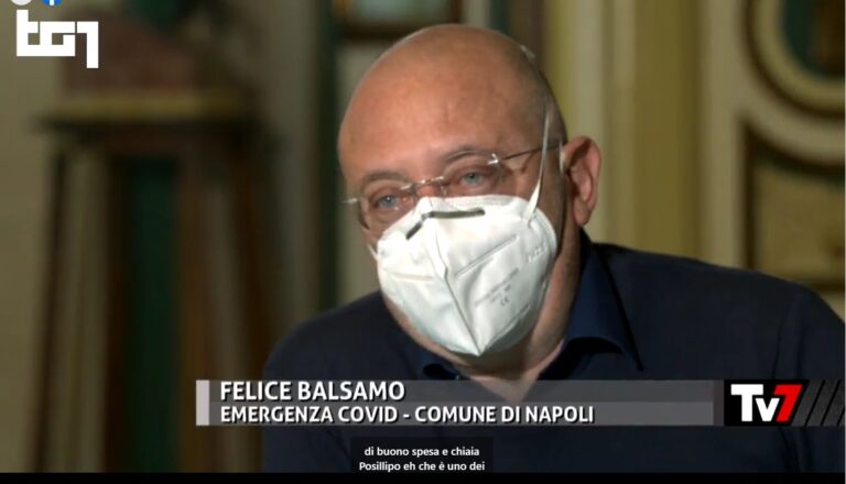 Qualche giorno fa RAI1 mi ha chiesto del bonus spesa e del covid a Napoli