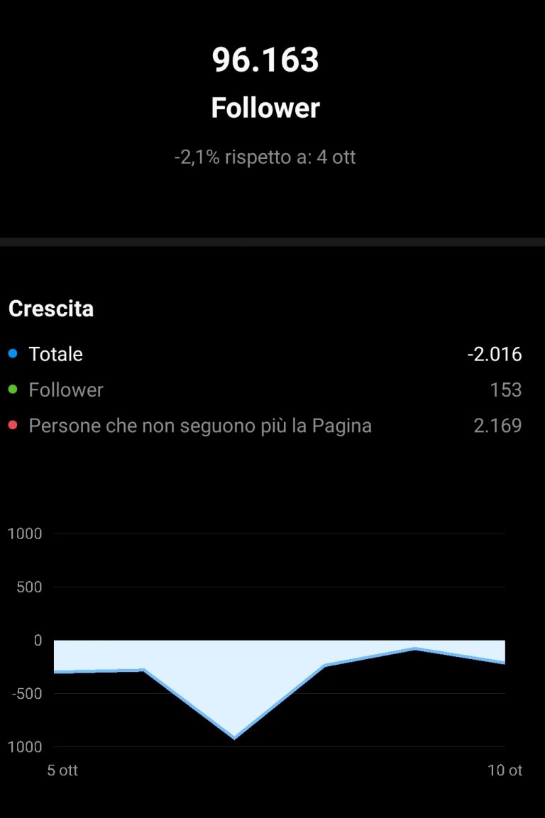 Perdita follower Instagram