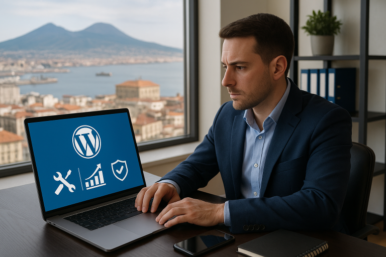 Ridare vita a un sito WordPress fermo: manutenzione, SEO e sicurezza per aziende in Campania - sito WordPress fermo