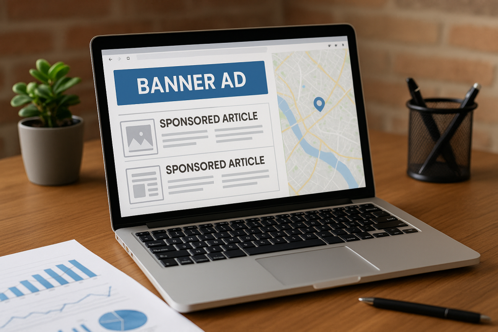 Pubblicità online tramite banner e articoli sponsorizzati: visibilità locale e branded content - pubblicità online tramite…