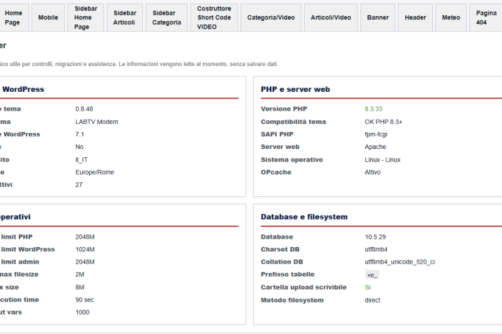 tema WordPress su misura con AI