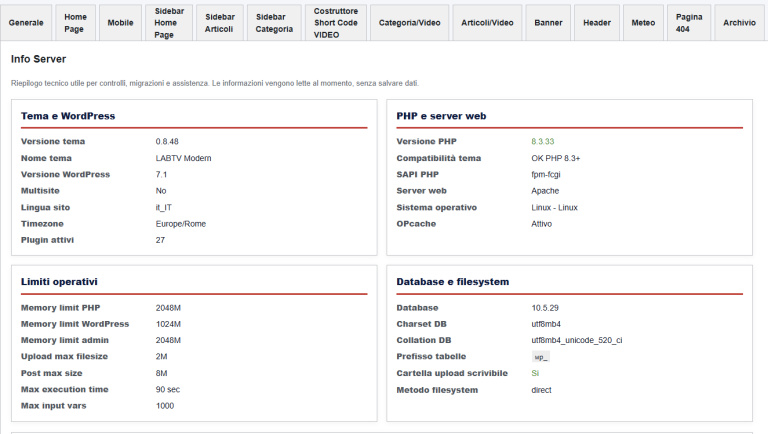 tema WordPress su misura con AI