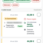 Webapp gestione ordini: WebApp mobile per gestire gli ordini…